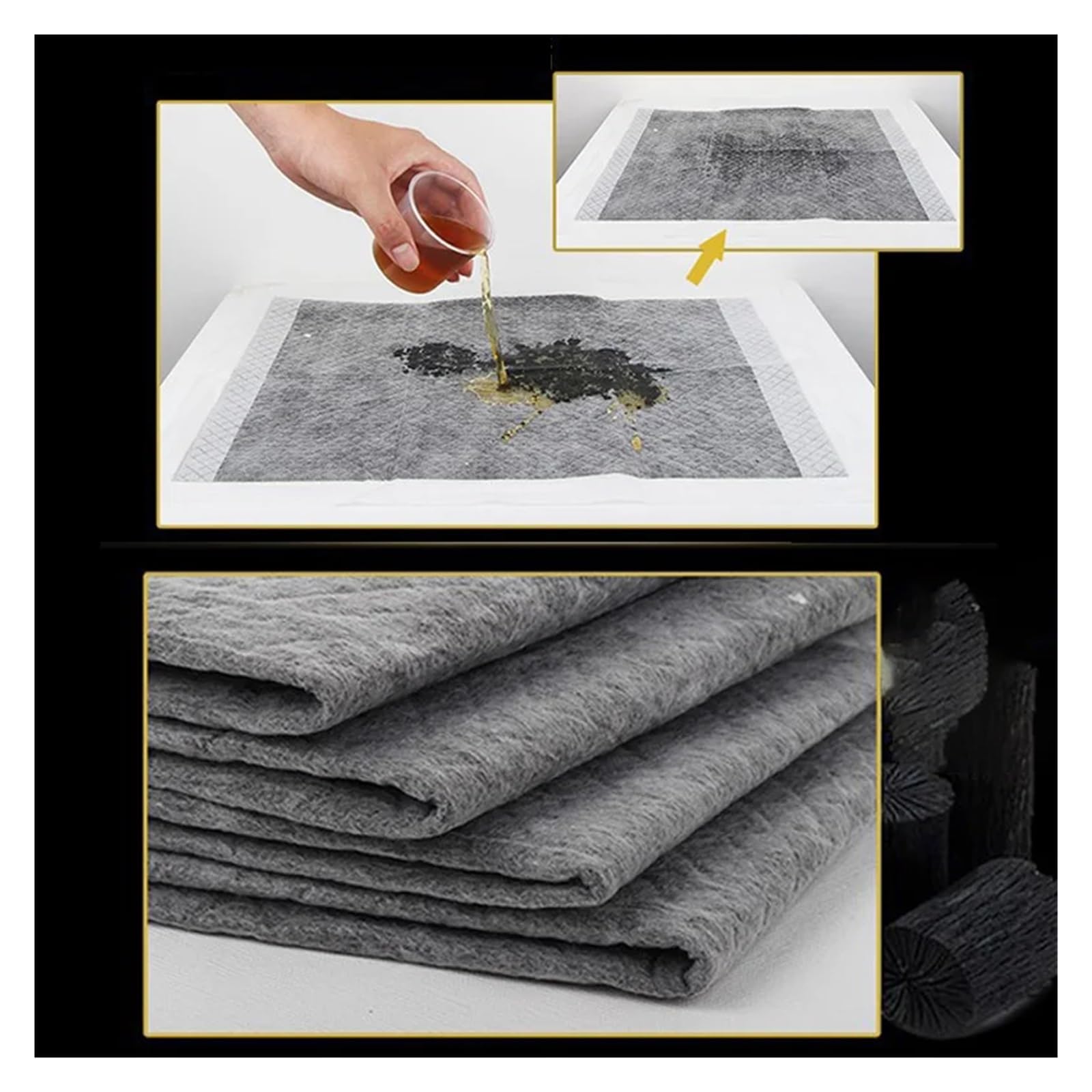Cuscinetti assorbenti addensati for addestramento dei cuccioli for urina for cani ad asciugatura rapida disponibili in confezioni da 20/40/50/100(45x60cm(50pcs))