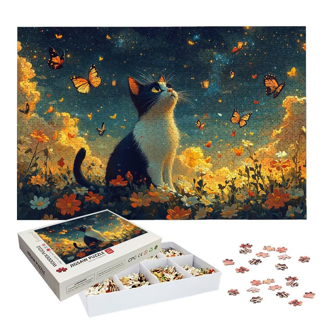 Puzzle Gatto, Puzzle 1000 Pezzi per Adulti, Regalo Donna/Uomo -2479
