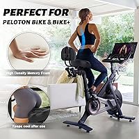 Vista 4 de Asiento de bicicleta, asiento de bicicleta para mujeres y hombres, extra cómodo, asiento cómodo de gran tamaño para bicicletas Peloton, apto