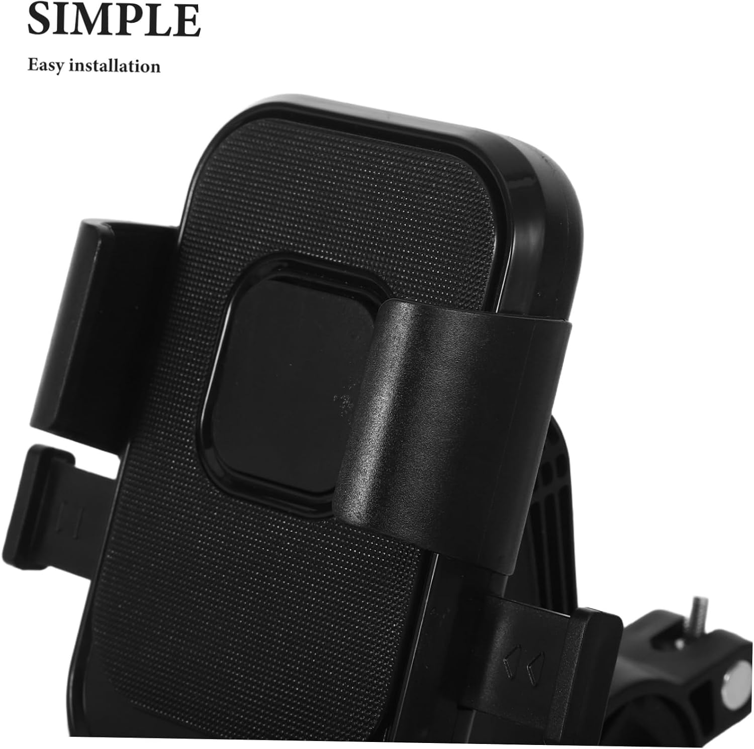 NUOBESTY Bike Phone Holder Clamp for Scooter Motorbike Rotatable Smartphone Mount Shockproof Design