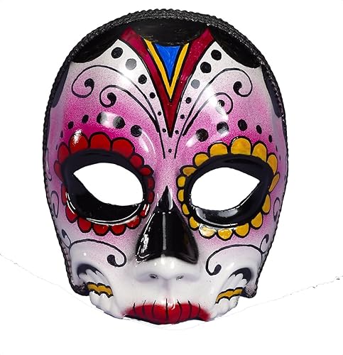 Forum Novelties - Máscara de disfraz femenina del Día de los Muertos para mujer, multicolor, talla única, Varios color