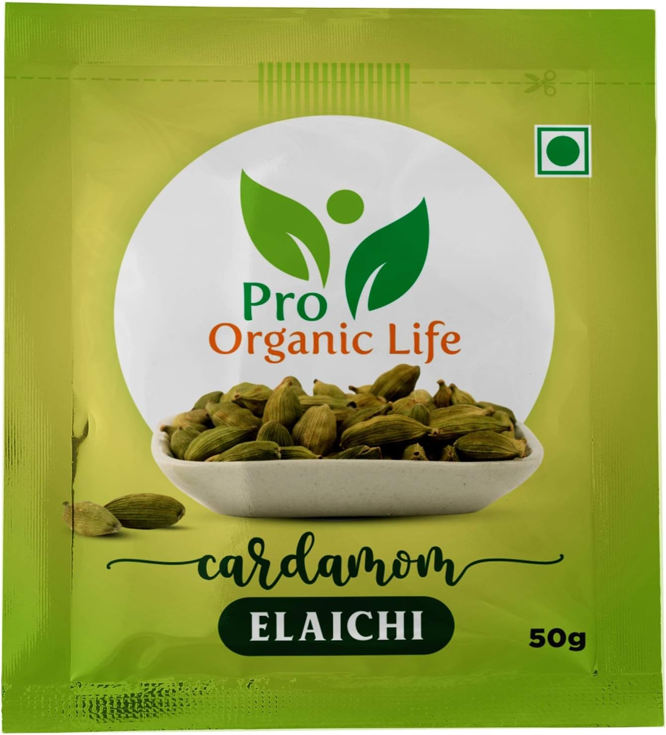 Pro Organic Life Cardamom 50 Grams
