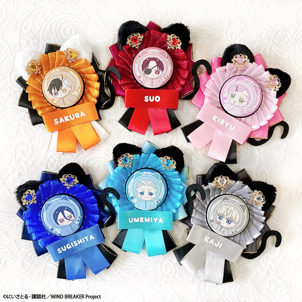 Amazon.co.jp: アニメ「WIND BREAKER」ロゼット&缶バッジセット/杉下