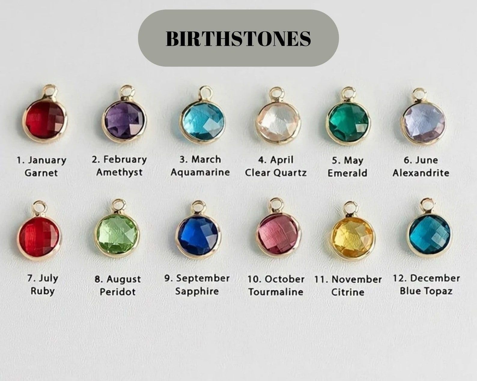 Delicato zodiaco collana con pietra portafortuna piccolo oro oroscopo Sterling forma astrologia Festa della Mamma Natale anniversario compleanno