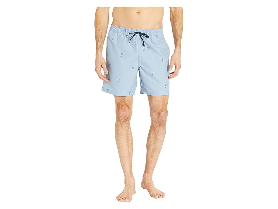 

Vans Mixed Volley 17 (James Palm/Blue) Men's Swimwear