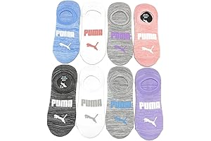 Cushy Sole No-Show Puma Socks Women (8-pair)