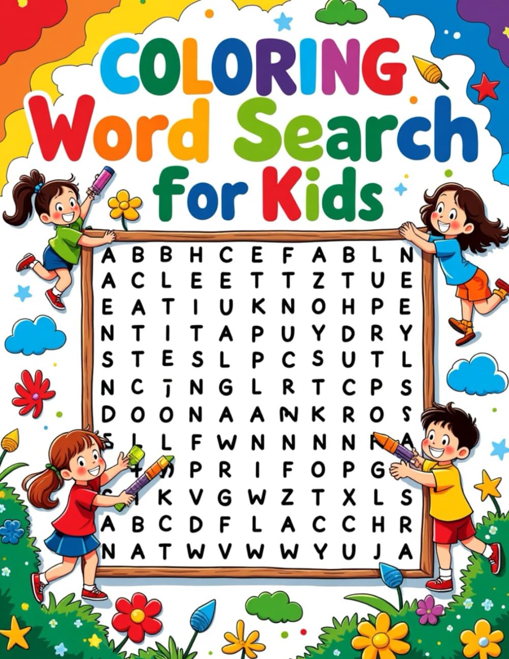 Coloring Word Search for Kids: Fun Coloring and Word Find Puzzles to Build Vocabulary, Focus, and Creativity (Creative Learning Activity Series for Kids)