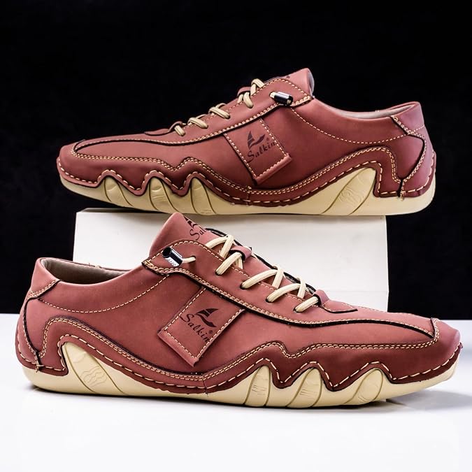 Men's Casual Sports Shoes, Fashionable Single Shoes, Enlarged Size, Outdoor Anti-Slip Hiking Shoe
