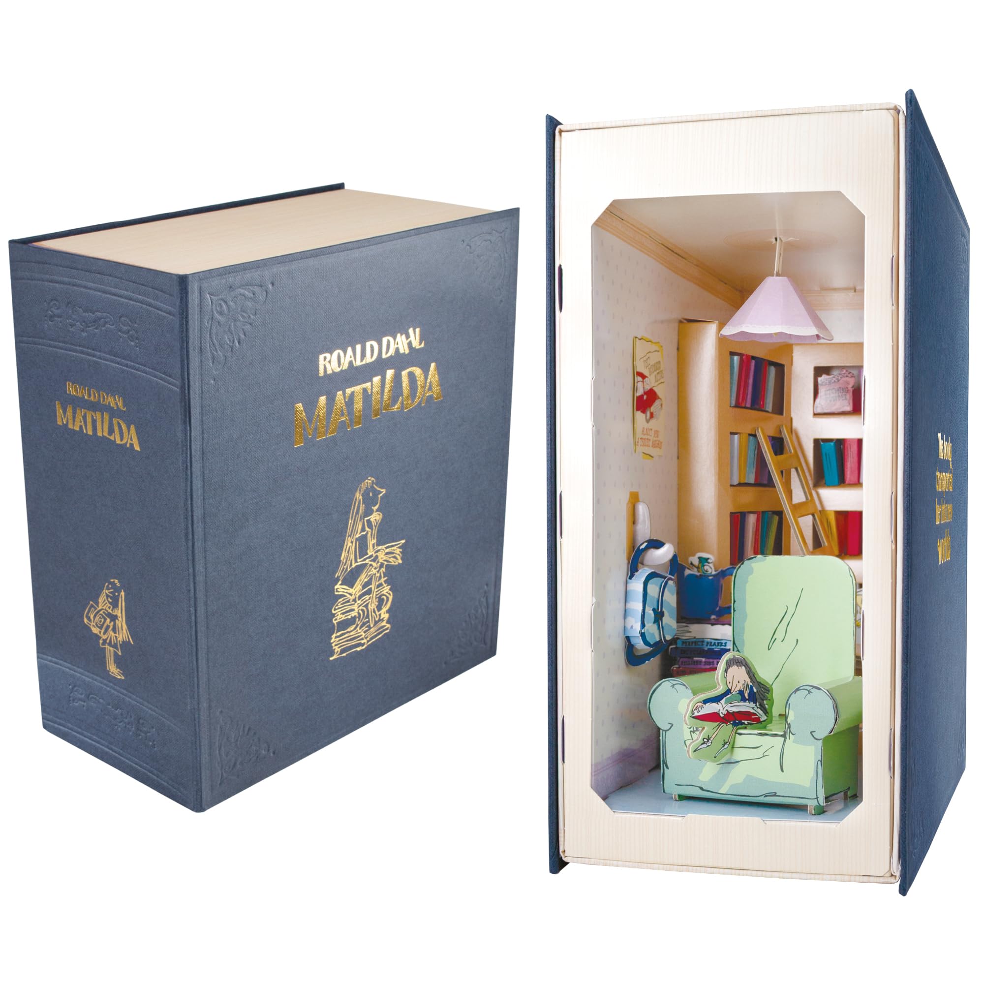 Build Your Own Roald Dahl Matilda Book Nook – Jouet créatif – À partir de 8 ans