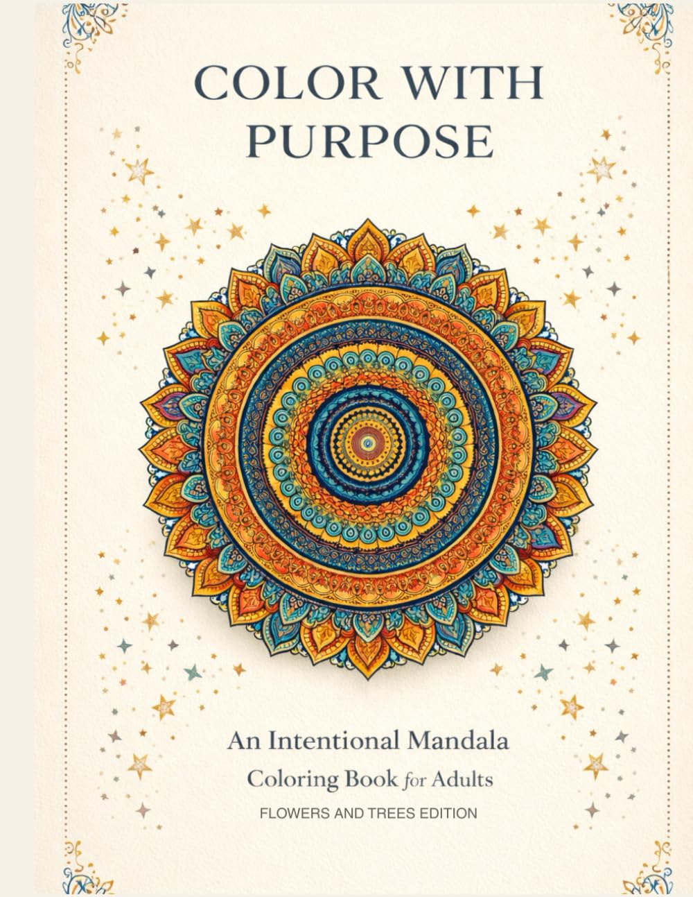 Color with Purpose: An Intentional Mandala Coloring Book for Adults- Relaxing and Uplifting (Stress- Relief and Relaxing Adult Coloring Books)