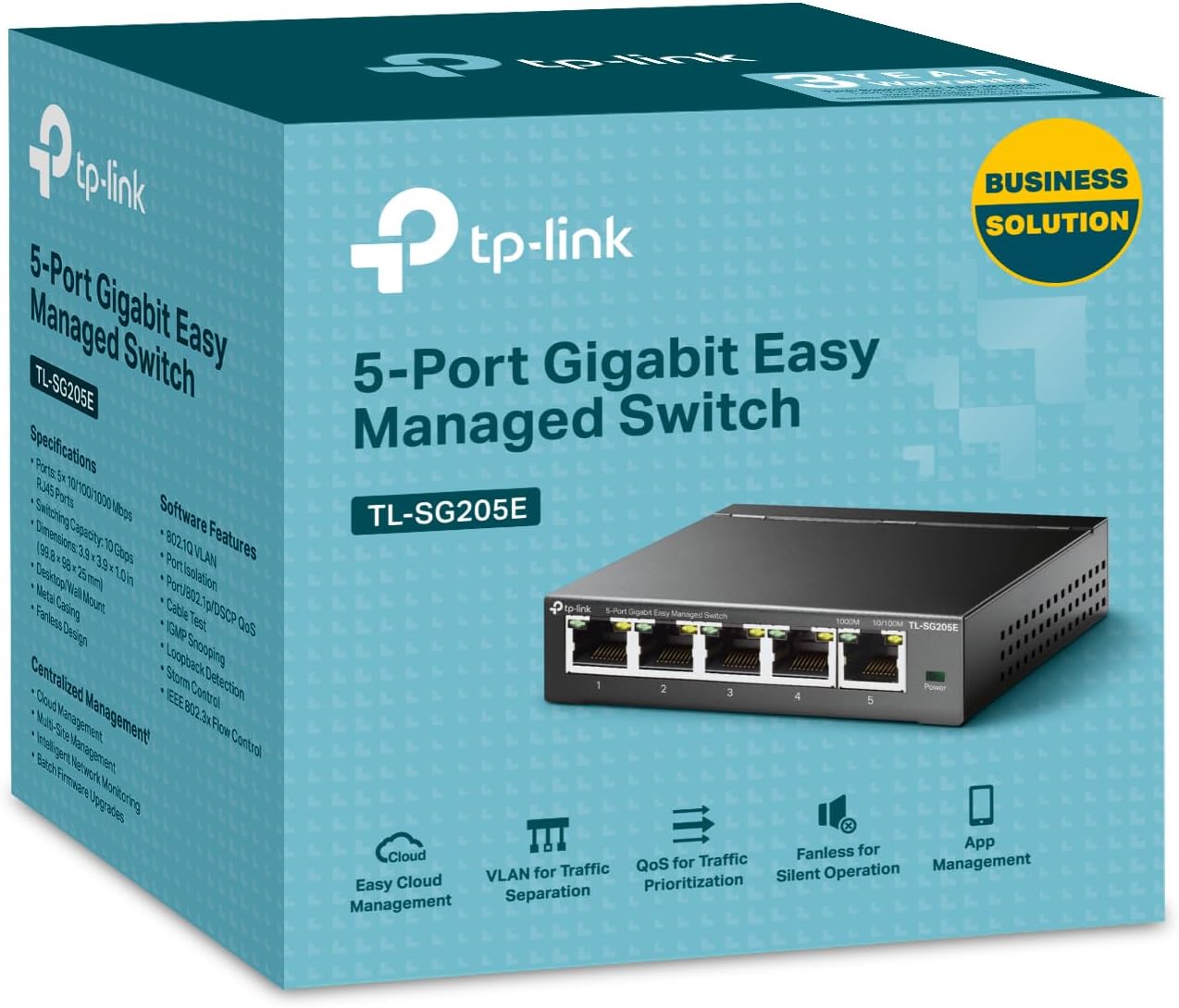 5-Port Gigabit Easy Managed Switch