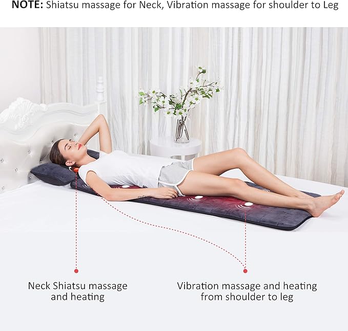 Colchoneta Masajeadora COMFIER con Shiatsu y Calor miniatura 2