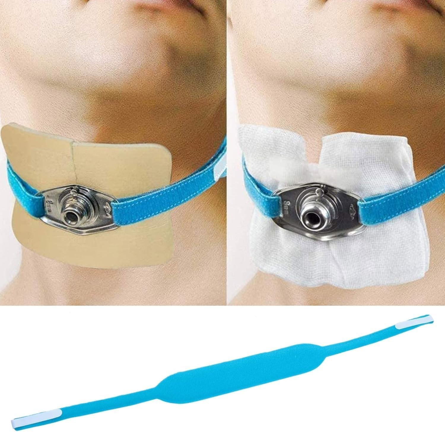 5 Sztuk / 10 Sztuk Uchwyt Rurki Tracheostomijnej, Kołnierz Tracheostomijny, Stałe Urządzenie Tracheostomii Regulowany Pasek Tchawicy Paski Na Szyję, 5pcs