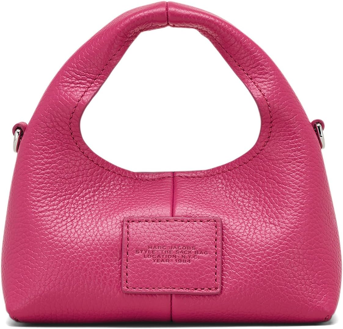 Marc Jacobs Womens The Micro Crossbody Sack Bag Raspberry Pink One Size