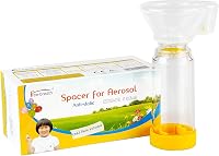 Free-breath Inhalátor Toldalék Közepes Méretben - Higiénikus Aerochamber Spacer Gyerekeknek és Felnőtteknek, Légmentesen Záródó Csomagolás 1