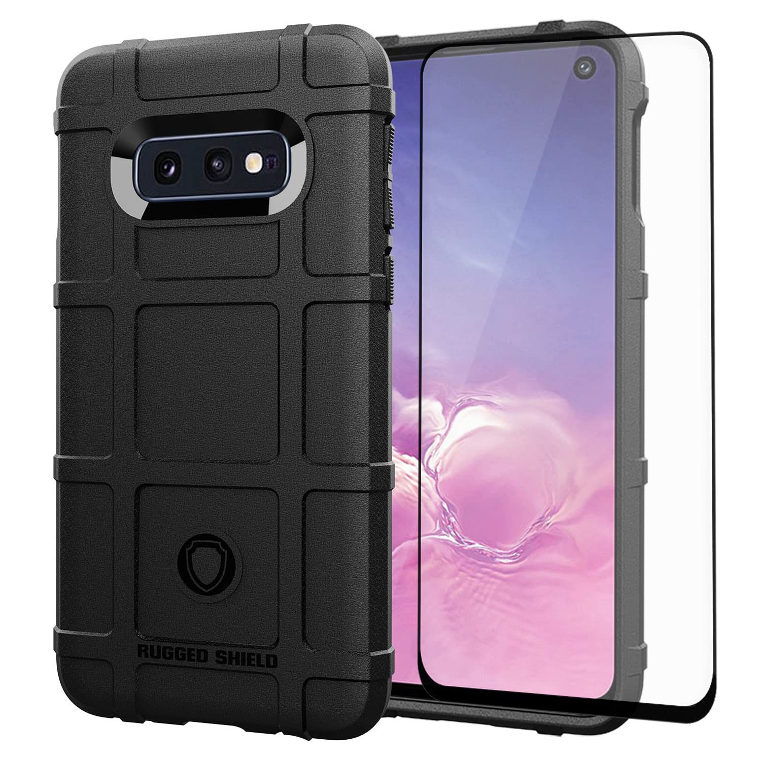 Asuwish Phone Case for Samsung Galaxy S10e with Tempered Glass Screen  Protector Cover and Slim Thin Hard Mobile Film Cell Accessories Protective 