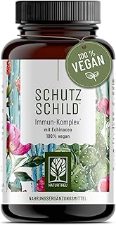 Immunsystem-Komplex - 500mg Echinacea mit Vitamin C Zink Selen L-Histidin & Kalmegh - Immunsystem st&auml;rken  vegan & ohne Zus&auml;tze - 120 Echinacea Purpurea Kapseln f&uuml;r 60 Tage
