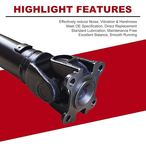 Vista 16 de Bapmic Conjunto de eje de transmisión delantero compatible con Jeep Grand Cherokee 4.0L L6 2002, 2003, 2004, repuesto # 65-9767, 52105884AA