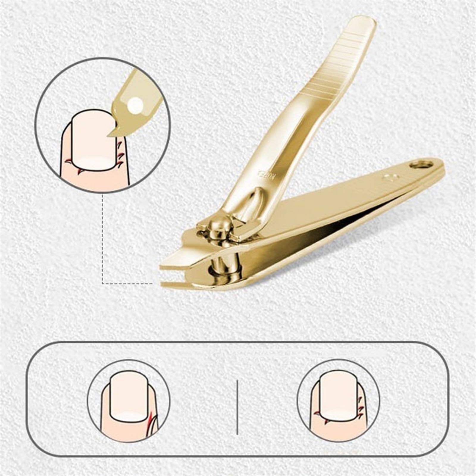 Juego de cortaúñas for manicura, kit de pedicura profesional de acero inoxidable 10 en 1, tijeras for uñas, kit de cuidado con estuche de viaje de lujo, herramientas portátiles for el cuidado