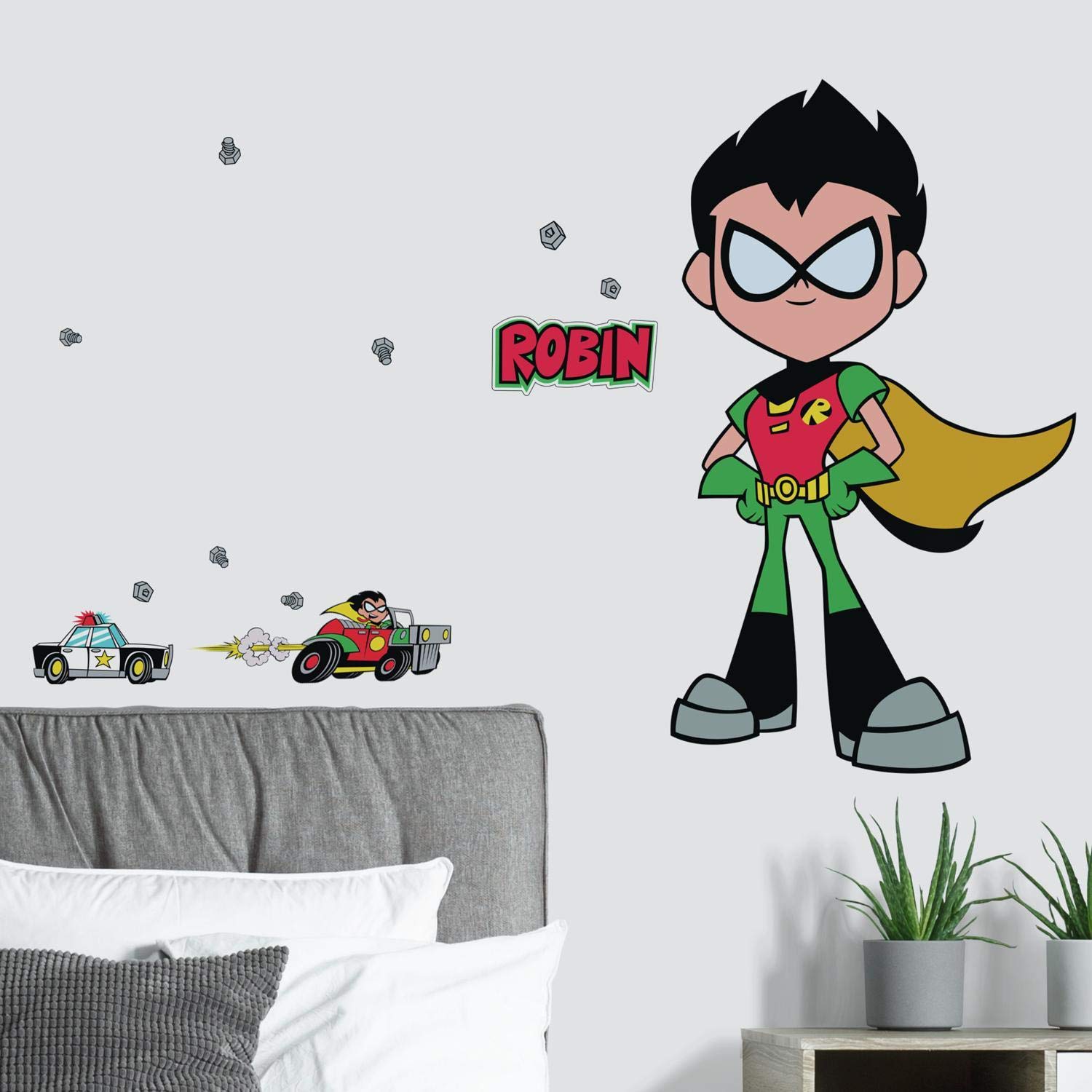 RoomMates Teen Titans Go Robin Peel and Stick Wall Decals
