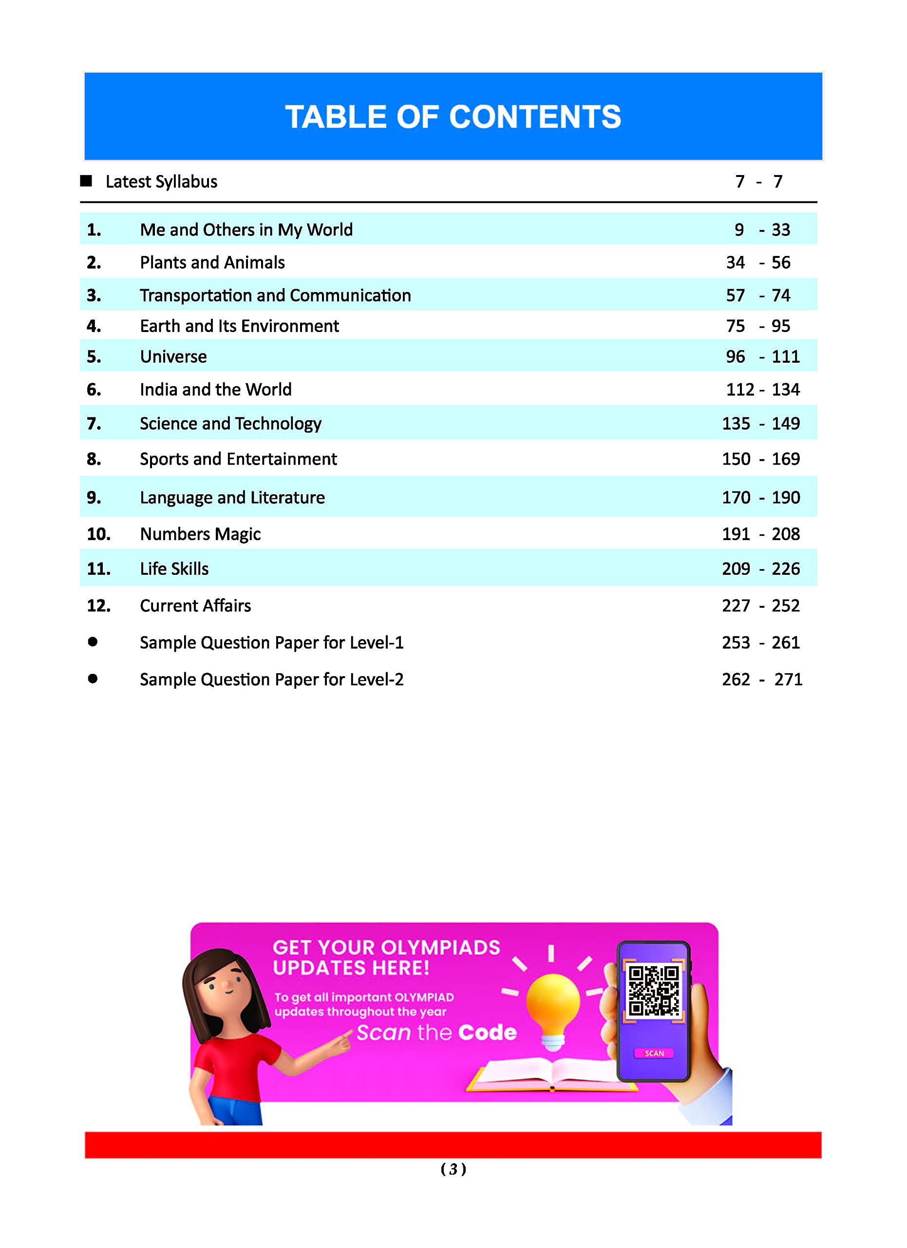 Oswaal One For All Olympiad Previous Years’ Solved Papers, Class-2 General Knowledge Book (For 2023 Exam) 1