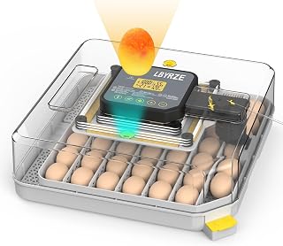 48 Egg Incubators for Hatching Eggs,360° View Incubator with Automatic Egg Turning and Humidity Control,Quail Duck Chicken Incubators