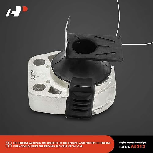 Miniatura 5 de A-Premium Kit de montaje del motor y montaje de transmisión y montaje del puntal de torsión compatible con Mazda 3 2010 2.0L, juego de 4 piezas,