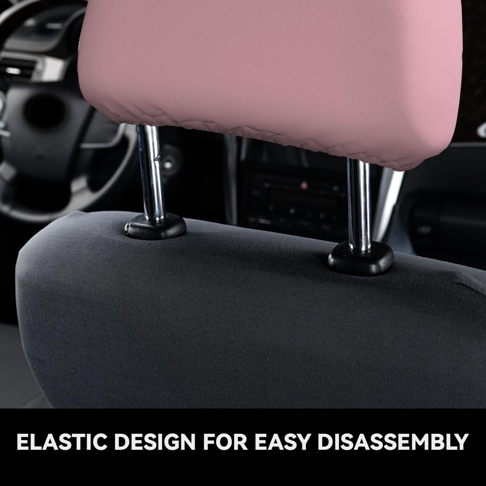 BFXM 2 coperture flessibili per poggiatesta auto, riutilizzabili