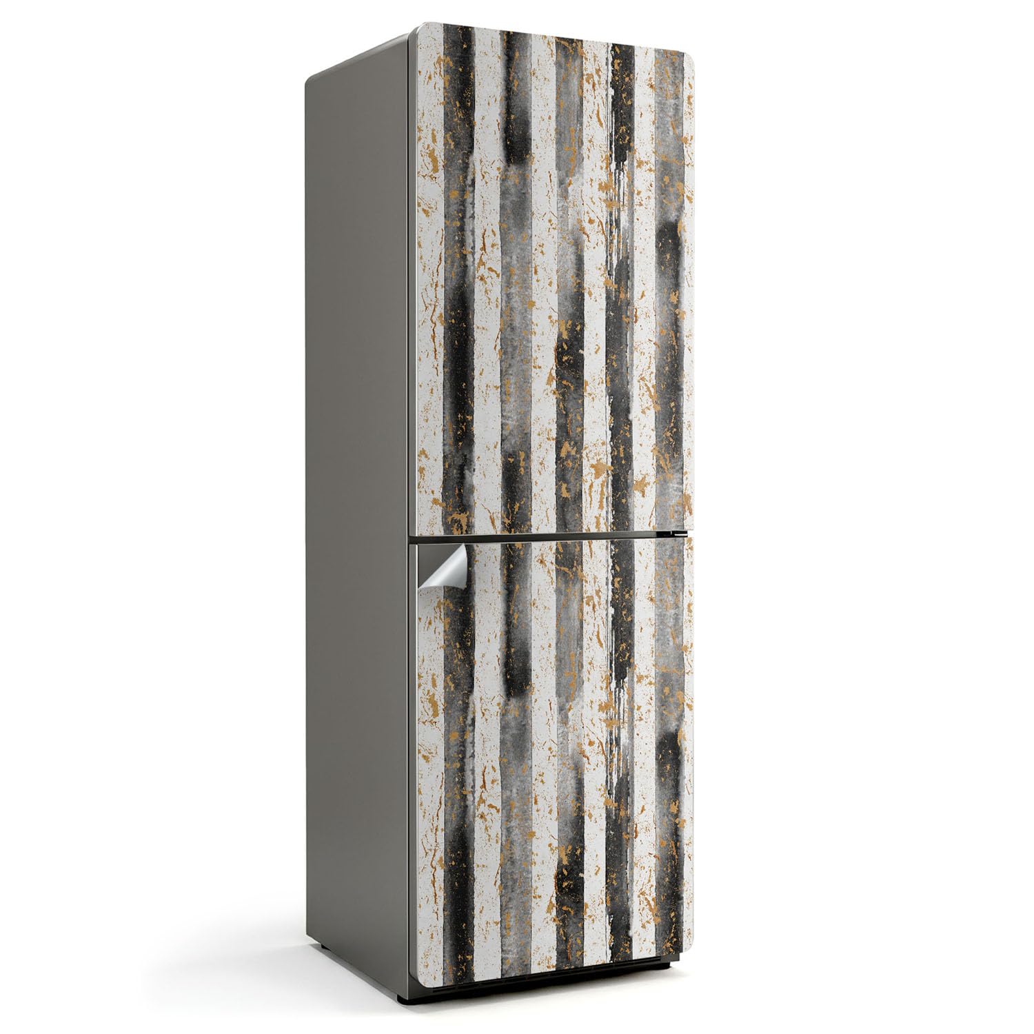 Pegatinas impermeables para nevera de 60x180 cm resistentes a rayones con rayas