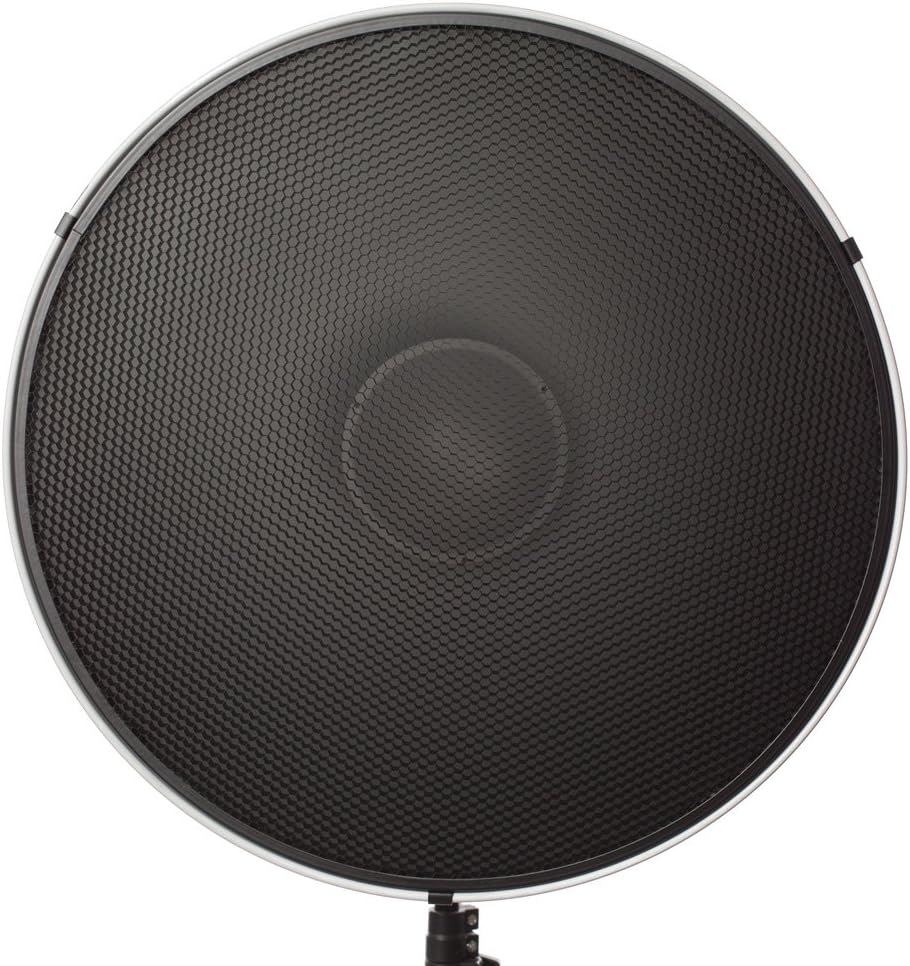 Fovitec - 1x 28 Photography Honeycomb Grid - [Aluminum][Lightweight][Easy Snap-On Grid][Strobe & Monolight Compatible][Beauty Dish Not Included]