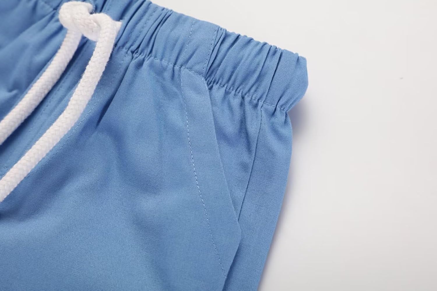 Toddler Boy Summer Clothes Outfits Kids Cotton Short Sleeve Shirt Shorts Set 2-7 Years - Image 9