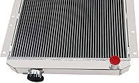 Vista 6 de Radiador de aluminio de 4 filas para Toyota Land Cruiser FJ40 4.6L 3.9L L6 1958-1984 AT