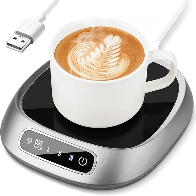 Coffee Mug Warmer, USB Cup Warmer for Desk with 3-Temp