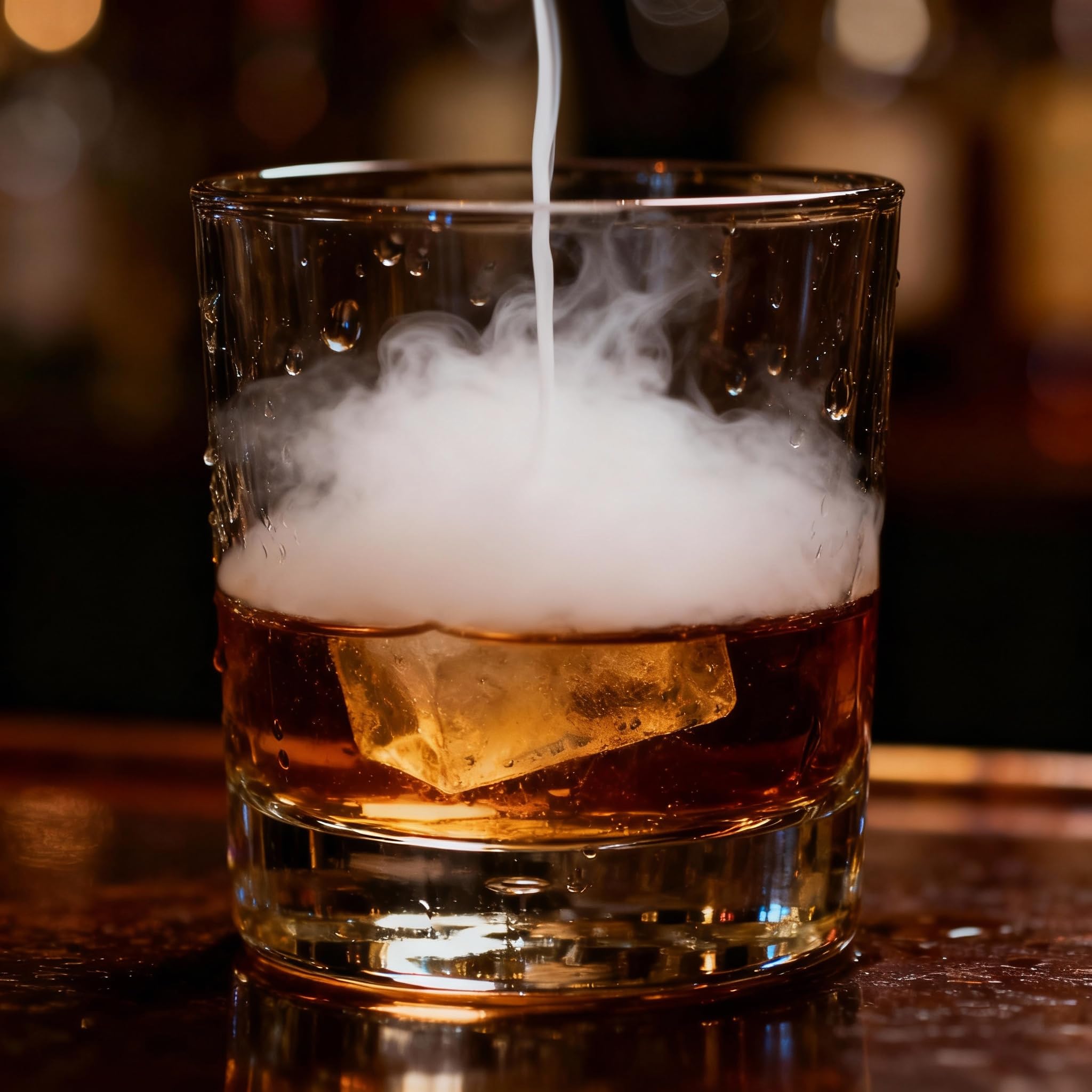 Deviatore di aromi, supporto e vassoio per bolle per pistola a bolle per cocktail, fumatori a mano, attacco per fumo fluente, 15 cm