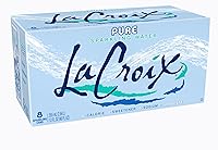 Vista 1 de Agua con gas La Croix, pura, lata de 12 onzas (pack de 8)