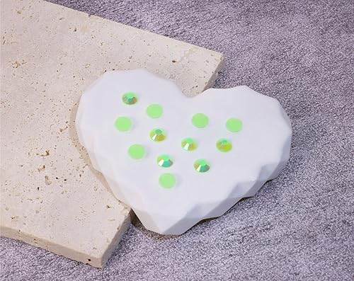 Miniatura 5 de Diamantes de imitación de resina con parte trasera plana, gemas de cristal redondas para proyectos de arte de uñas, botellas, zapatos, ropa,