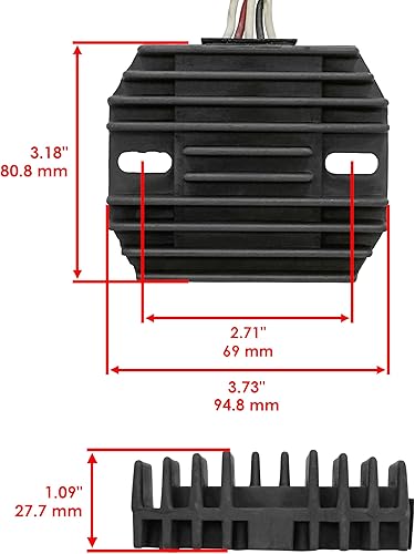 Miniatura 2 de Caltric Regulador rectificador compatible con Yamaha FZ1 FZ-1 FZS1000 2001-2005  YZF-R7 YZF R7 1999