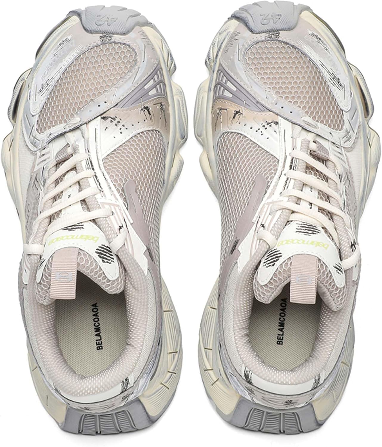 Unisex Sports Shoes Low Cut Lace Up Casual Shoes Rubber Soles Anti Slip Running Shoes High Elasticity Sports Shoes Lightweight and Fashionable Sports Shoes