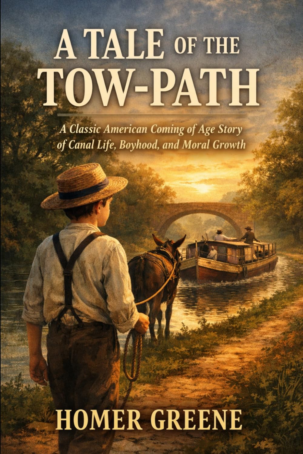 A Tale of the Tow-Path: A Classic American Coming of Age Story of Canal Life, Boyhood, and Moral Growth