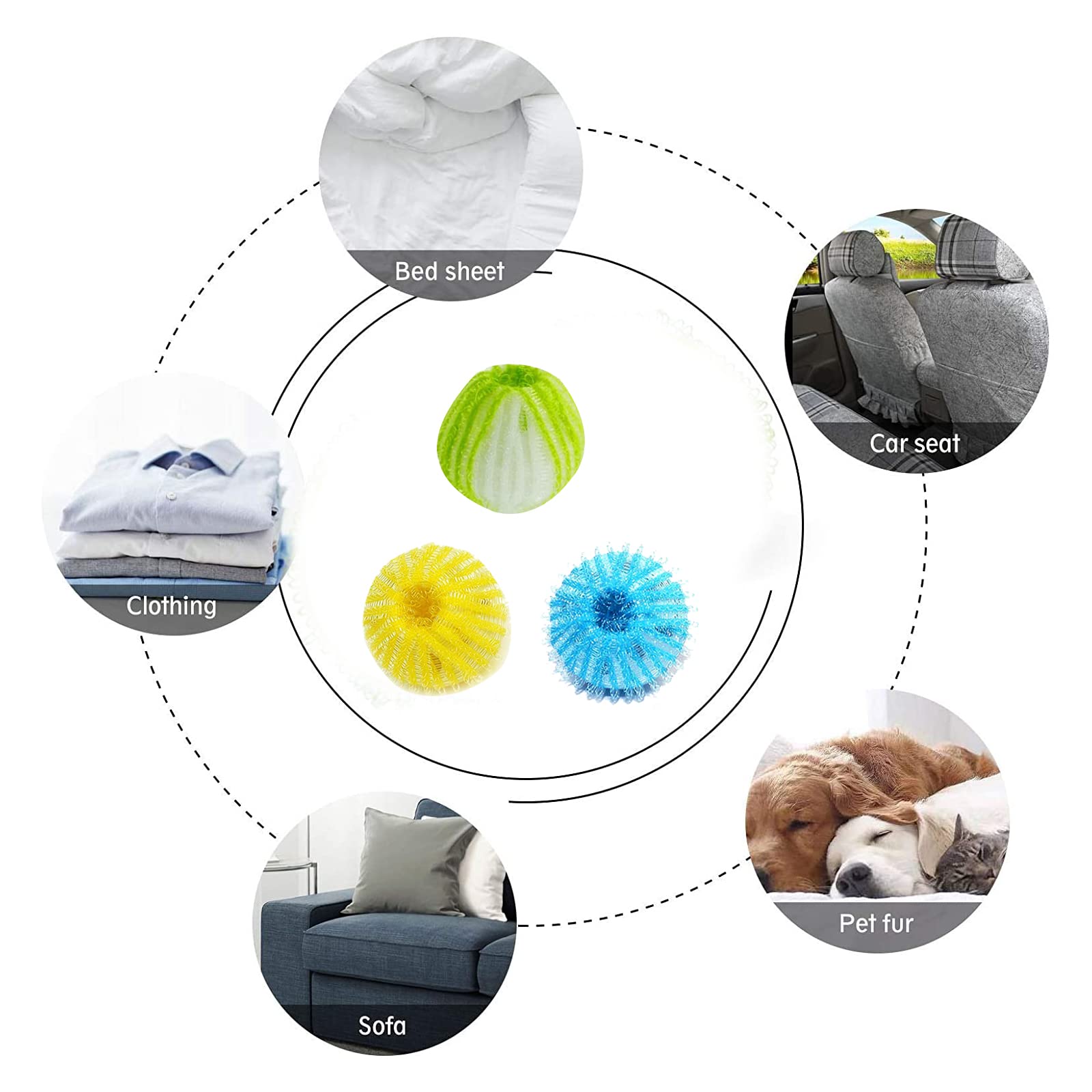 Depilatore Per Lavatrice, 4 Raccoglitori Di Peli Di Animali Domestici Riutilizzabile Per Rimuovere I Detriti E I Peli Di Animali Domestici Starlight 84243649