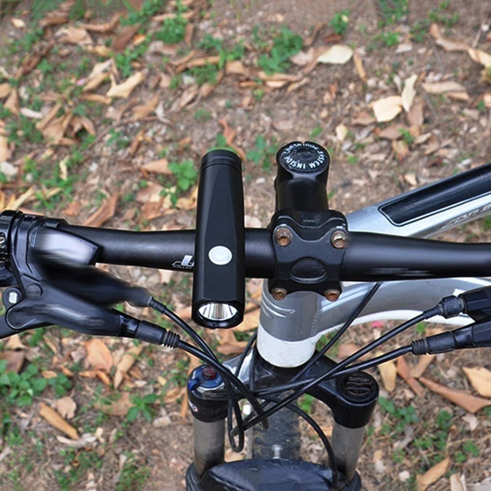 Luz de bicicleta, faros de la bicicleta, 800 lúmenes USB Luces delanteras recargables, 5 modos de luz IPX-6 impermeable para impermeables para bicicletas Bicicleta de carretera de montaña, bicic
