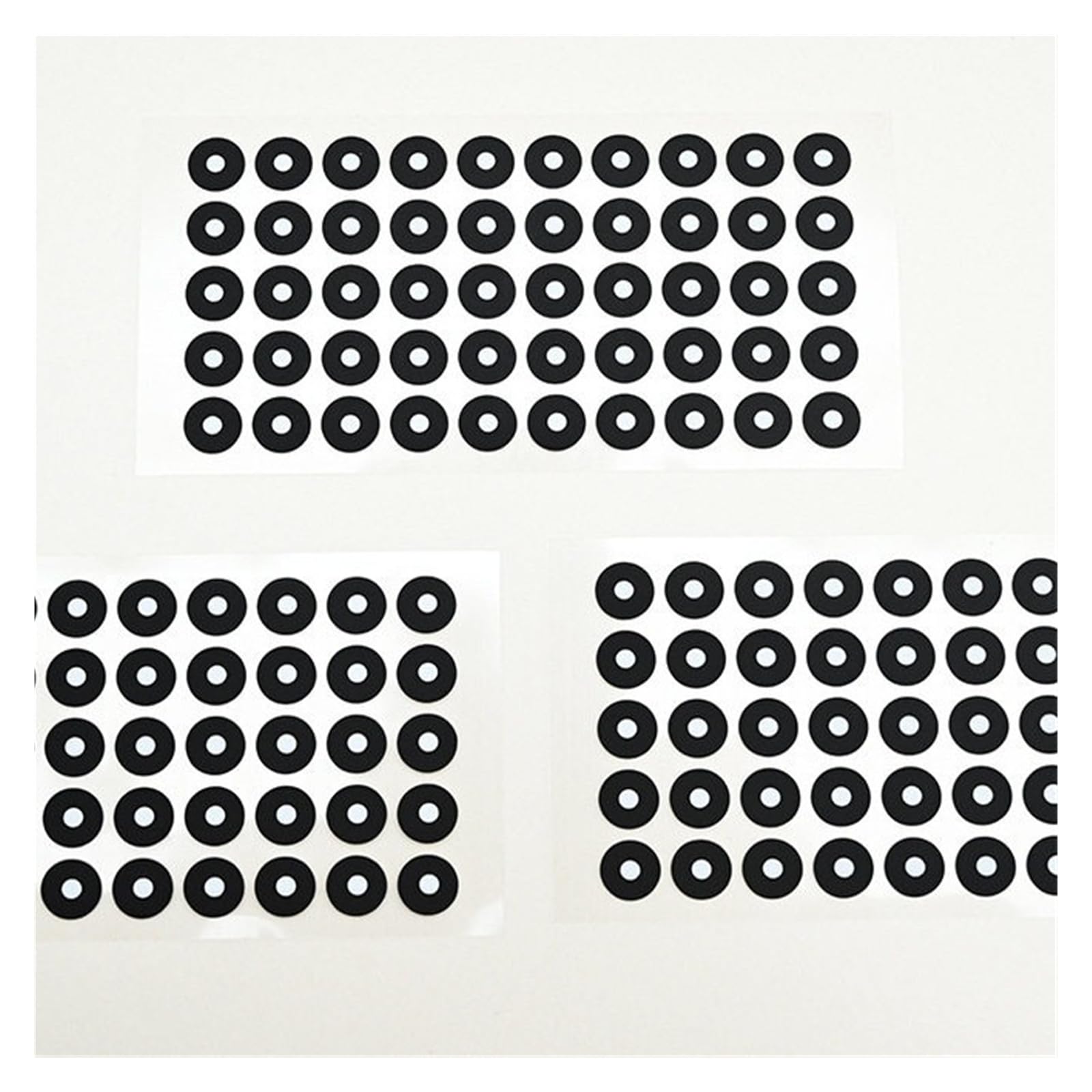 Markery skanera 3D Markery wysoce odblaskowe Wewnętrzne 3 mm/5 mm Zewnętrzne 10 mm kropki śledzące wielokrotnego użytku Zwiększa dokładność(3000pcs,5mm 10mm)