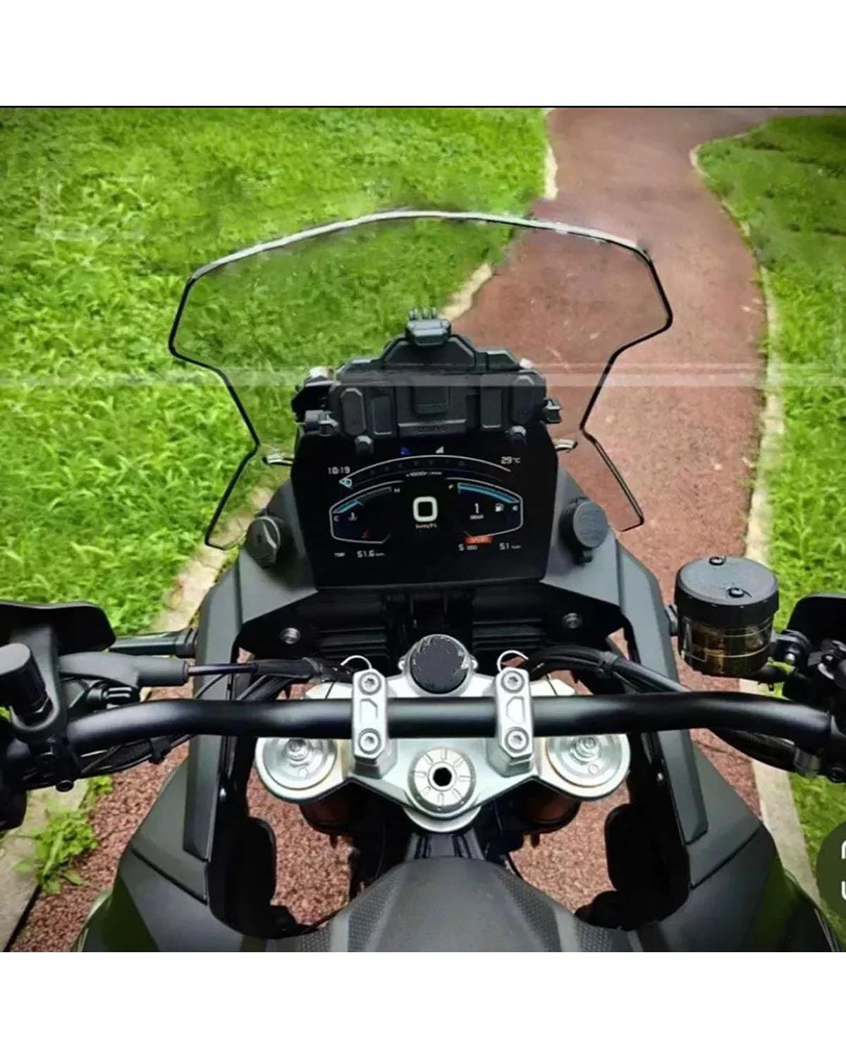 Pare-Rise Pour Ｍoto Pour VOGE Pour Valico Pour DS900X DS 900X Pour 900DSX 900 Pour DSX Pour DSX900 Pare-Brise De Moto Déflecteurs De Vent Visière Grise Déflecteur Vent Pour Moto(Gray