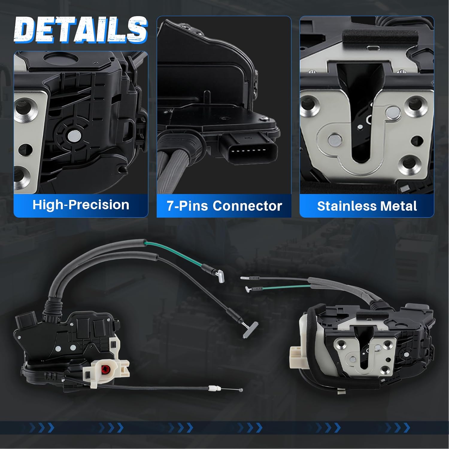 AUTOKAY 813102P000 Front Left Driver Side Door Lock Latch Actuator Fits for Kia Sorento 2011 2012 2013 2014 2015 With 7 Pins Connector RE# 81310-2P000 937-565 937565 DLA960