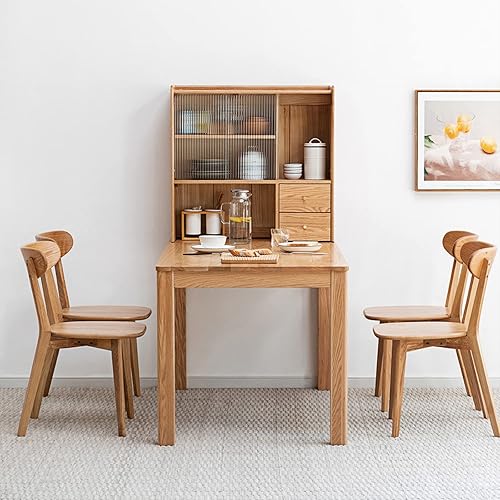 Miniatura 2 de Bamskov Sillas de comedor 100% madera de roble macizo, prácticas sillas de cocina - Silla de madera para comedor, cocina (1, negro)