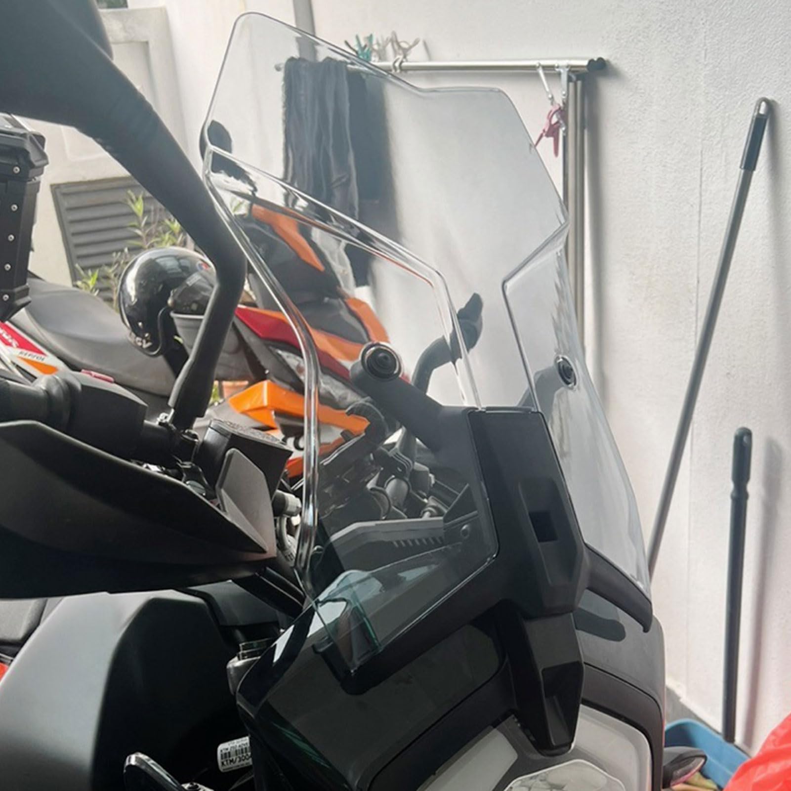 Pare-Brise Moto Pour Avant 390 Adventure 2020 2021 2022 2023 En Polycarbonate PC Fumée Légère
