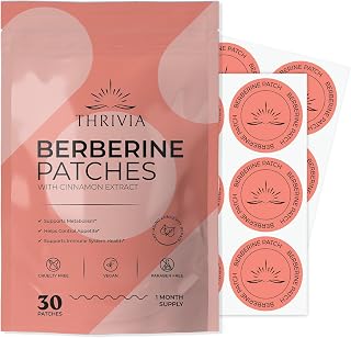Berberine Patches with Pomegranate & L-Glutamine, 60 Count