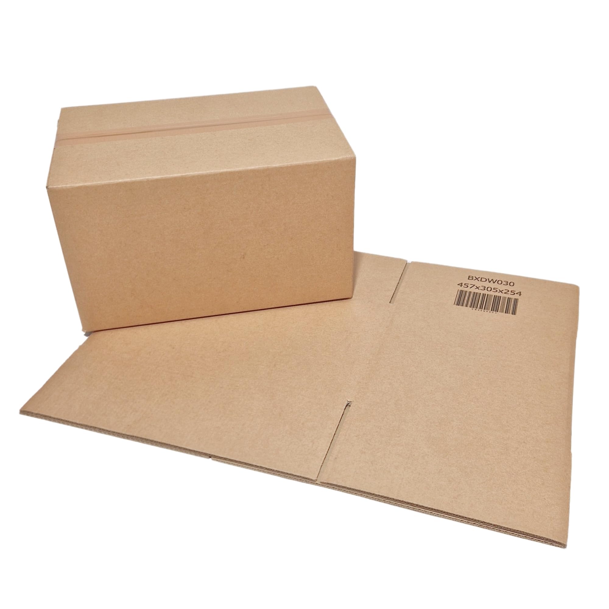 W.E. Roberts Strong Double Wall Cardboard Boxes (Pack of 15) - Boxes for posting, Boxes for moving house, Packing boxes, Postal Shipping Boxes (457mm x 305mm x 254mm (18 x 12 x 10"))