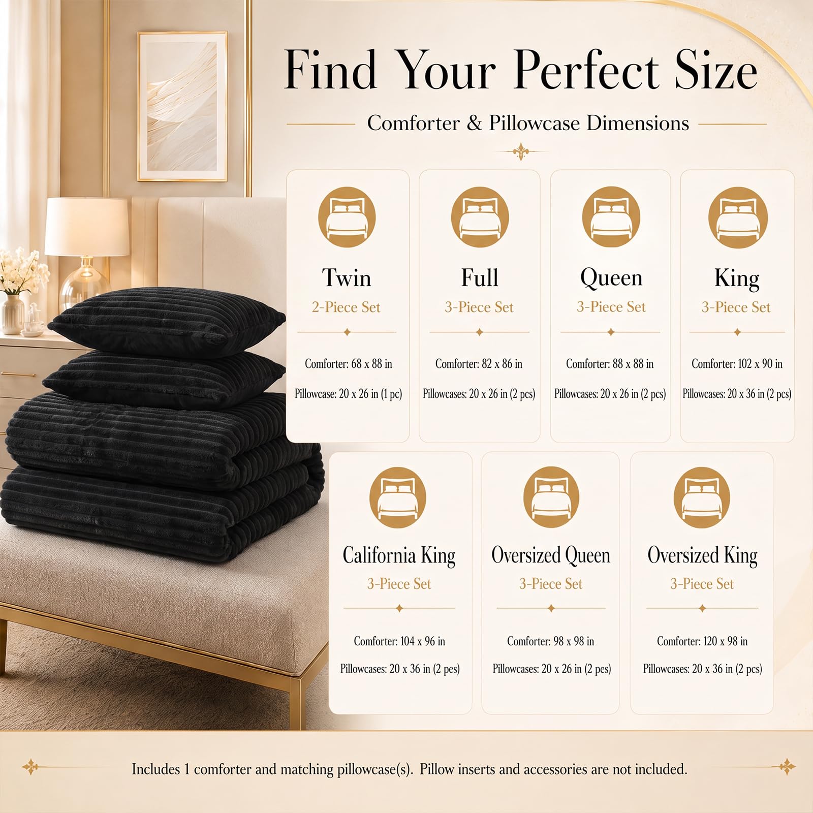 CozyLux Fleece Queen Comforter - Warm Winter Bedding -7 CozyLux Fleece Queen Comforter - Warm Winter Bedding -7