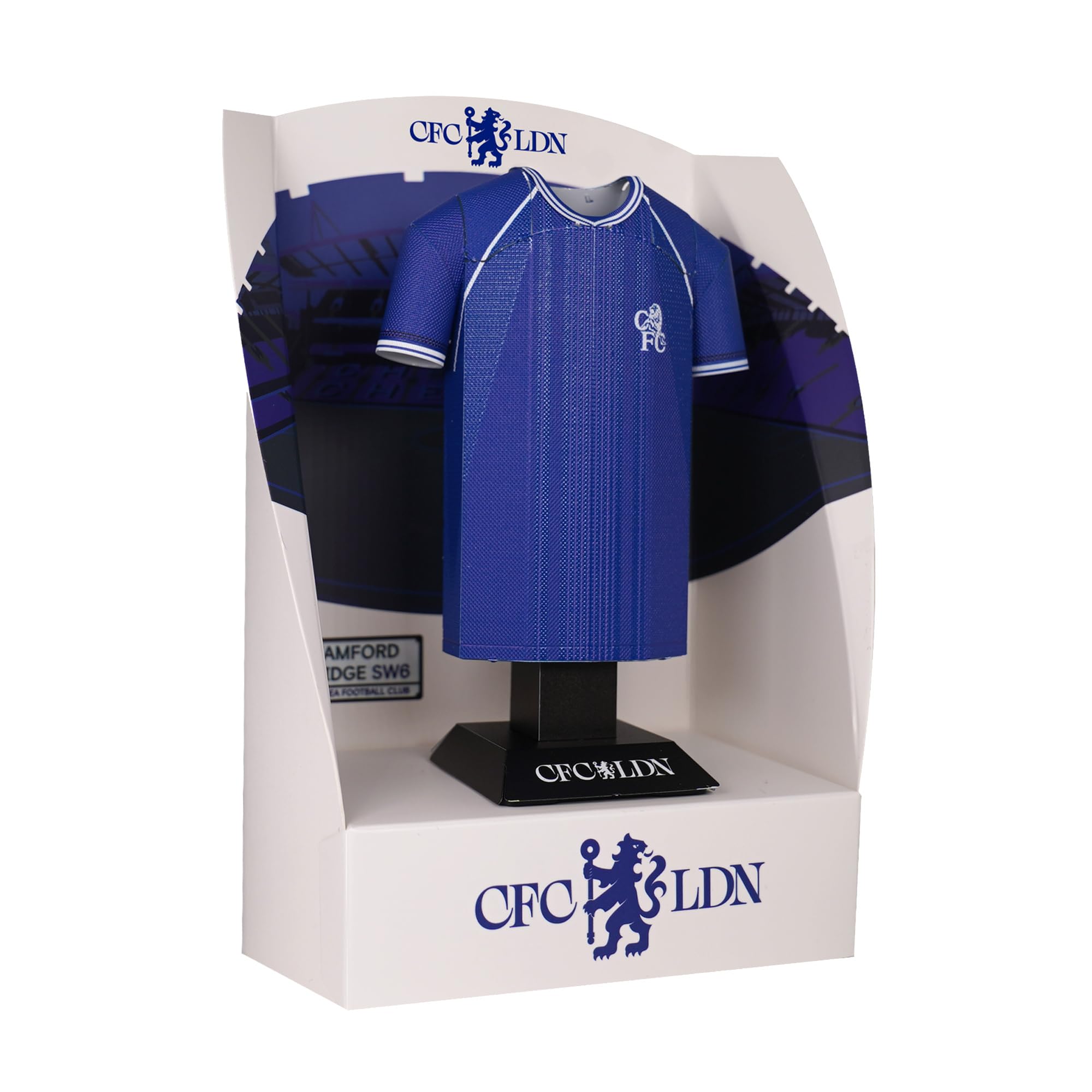 Chelsea FC 2000/01 Retro Metal Football Shirt, Officially Licensed Miniature Alloy Replica Jersey Collectible Display Gift - Image 3